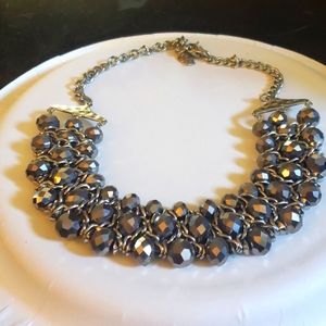 Pretty silver chunky necklace